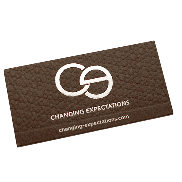 Changing Expectations business card design