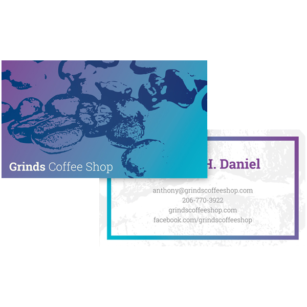 Colorful Coffee Business Card Template