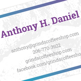 Colorful Coffee Business Card Template