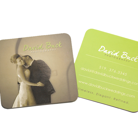 David Buck Photography business card design