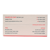 Day Legal business card design