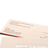 Day Legal business card design