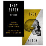 Edgy Stylist Business Card Template