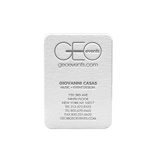 Geo Events business card design