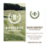 Golf Tournament Business Card Template