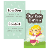 Graphic Daycare Business Card Template