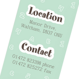 Graphic Daycare Business Card Template