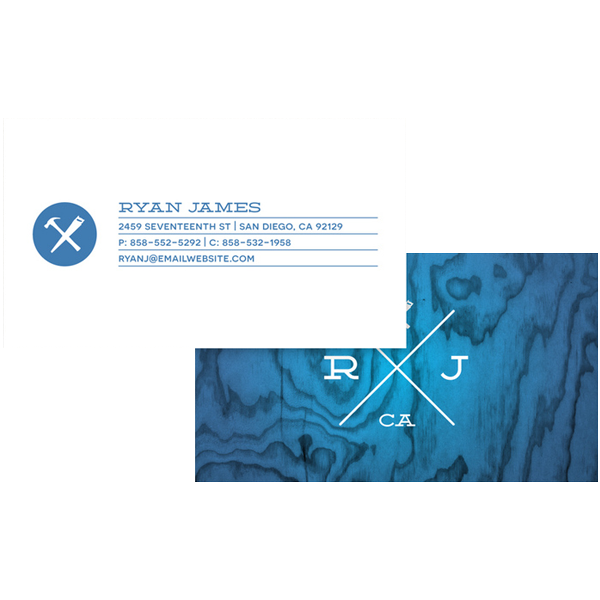Hipster Badge Business Card Template