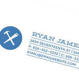 Hipster Badge Business Card Template