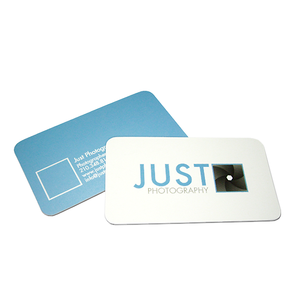 Just Photography business card design