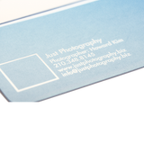 Just Photography business card design