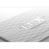 Lux Fine Jewelry business card design