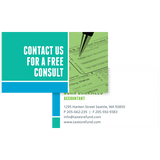 Maximum Tax Refund Business Card Template