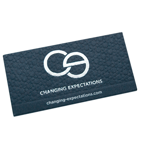 Changing Expectations business card design