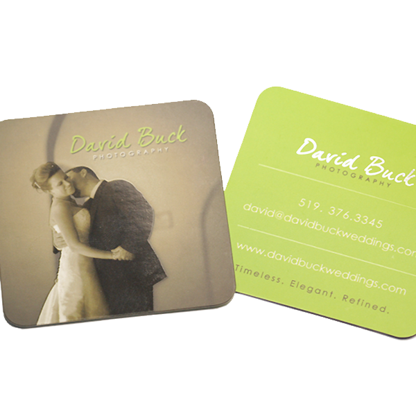 David Buck Photography business card design