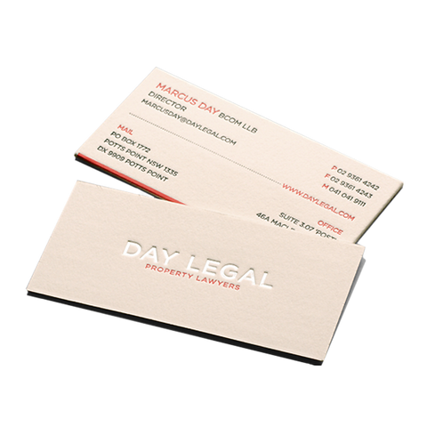 Day Legal business card design